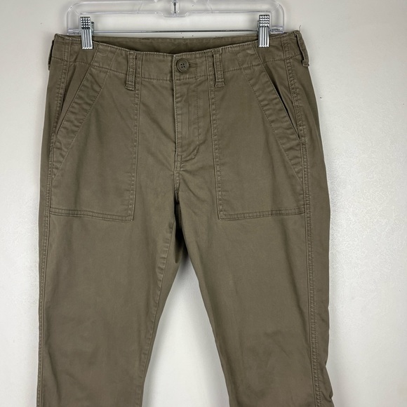 Cabi 3199 The Scout Pants Olive Green Chino Size 6 Skinny Pants Ankle - Picture 3 of 12